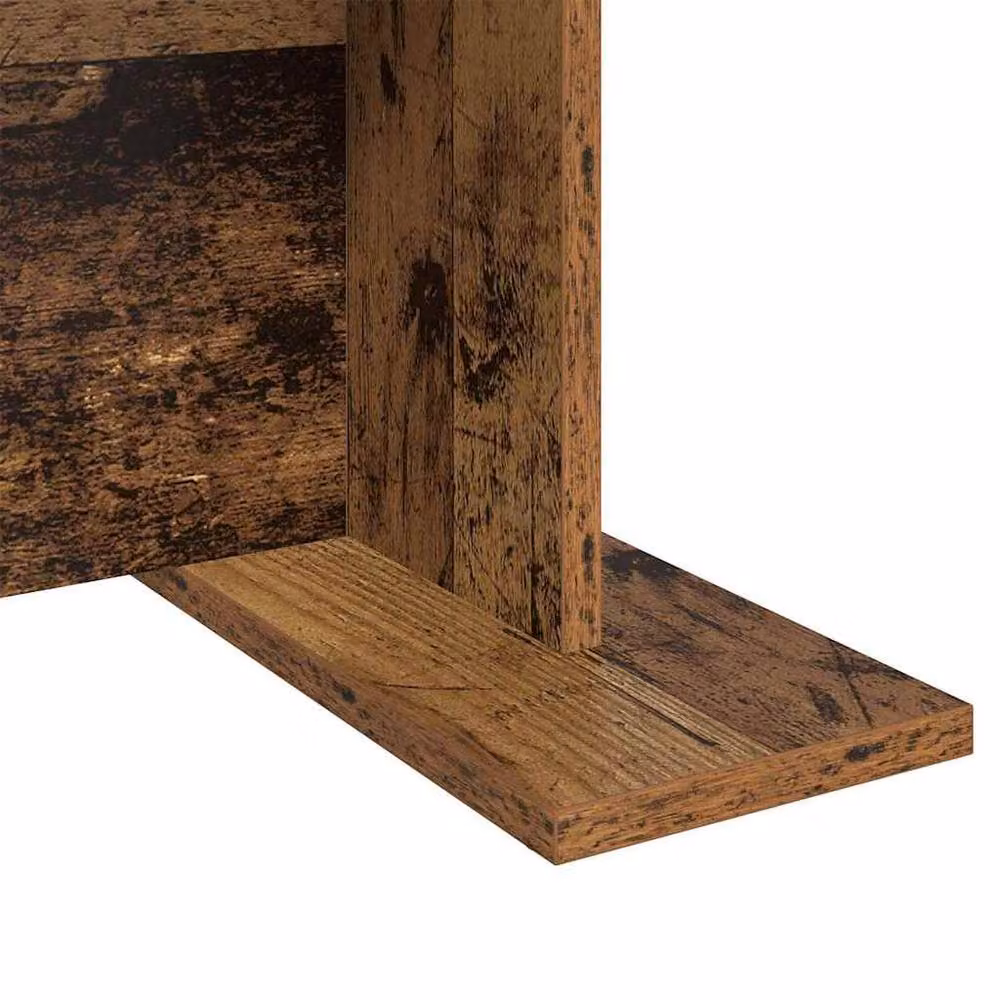 Berkfield Home Beautiful Coffee Table in Brown Rustic Engineered Wood W/D/H: 103.5 x 60 x 40 cm – 4