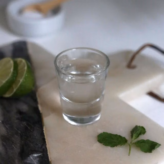 Rink Drink Transparent Shot Glasses, 25 ml, Pack of 6