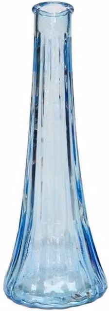 KDMD Ashley Blue Glass Bud Vase Set of 6, Height: 21 cm