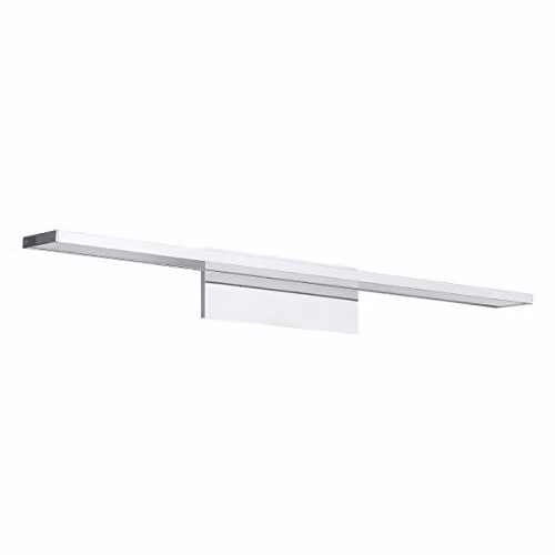 Italux CH Elena Modern LED Wall Light, White and Chrome, 12W