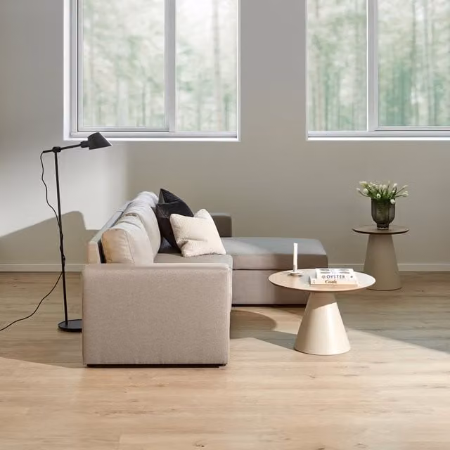 Furniture To Go Soli Round Coffee Table in Matte Oak