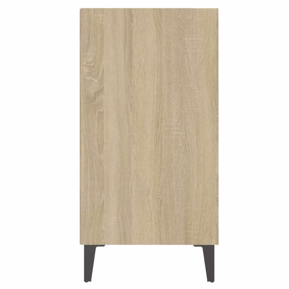 Berkfield Home Sonoma Oak Sideboard in Beige, W/D/H: 57 x 35 x 70 cm – 4