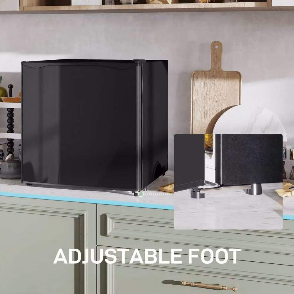 STILVORA 46 L Mini Fridge with Reversible Door in Black – 5