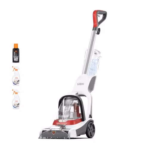 Vax Compact Power Plus Upright Carpet Shampooer Machine CDCW-CPXP in White, Grey and Red