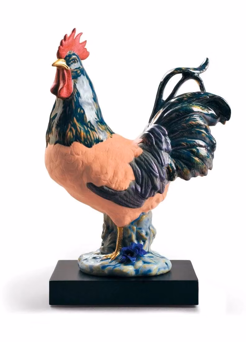 Lladró The Rooster Limited Edition Multicolour Porcelain Figurine