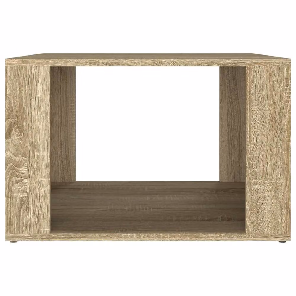 Berkfield Home Sonoma Oak Bedside Table in Brown, W/D/H: 57 x 55 x 36 cm – 4