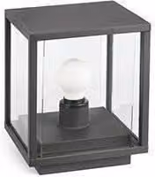 Netlighting Nala Outdoor Pedestal Light, Dark Grey, IP54, E27