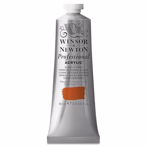 Winsor & Newton Professional Acrylic Colour Burnt Sienna 60 ml