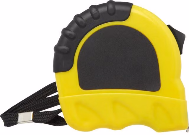 Stac Rule Plastic Tape Measure in Yellow, 3m – 1