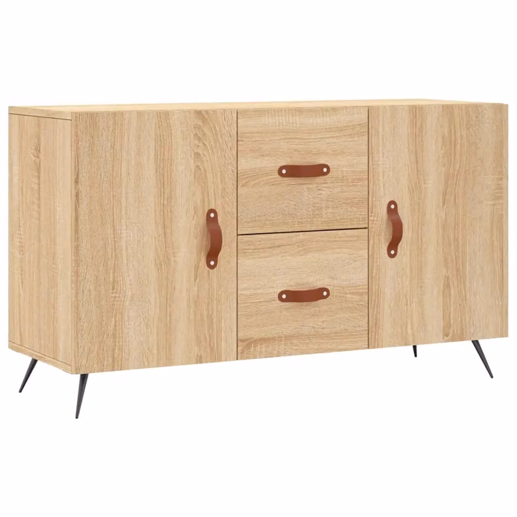 Berkfield Home Modern Sideboard in Brown Sonoma Oak, W/D/H: 100 x 36 x 60 cm – 2