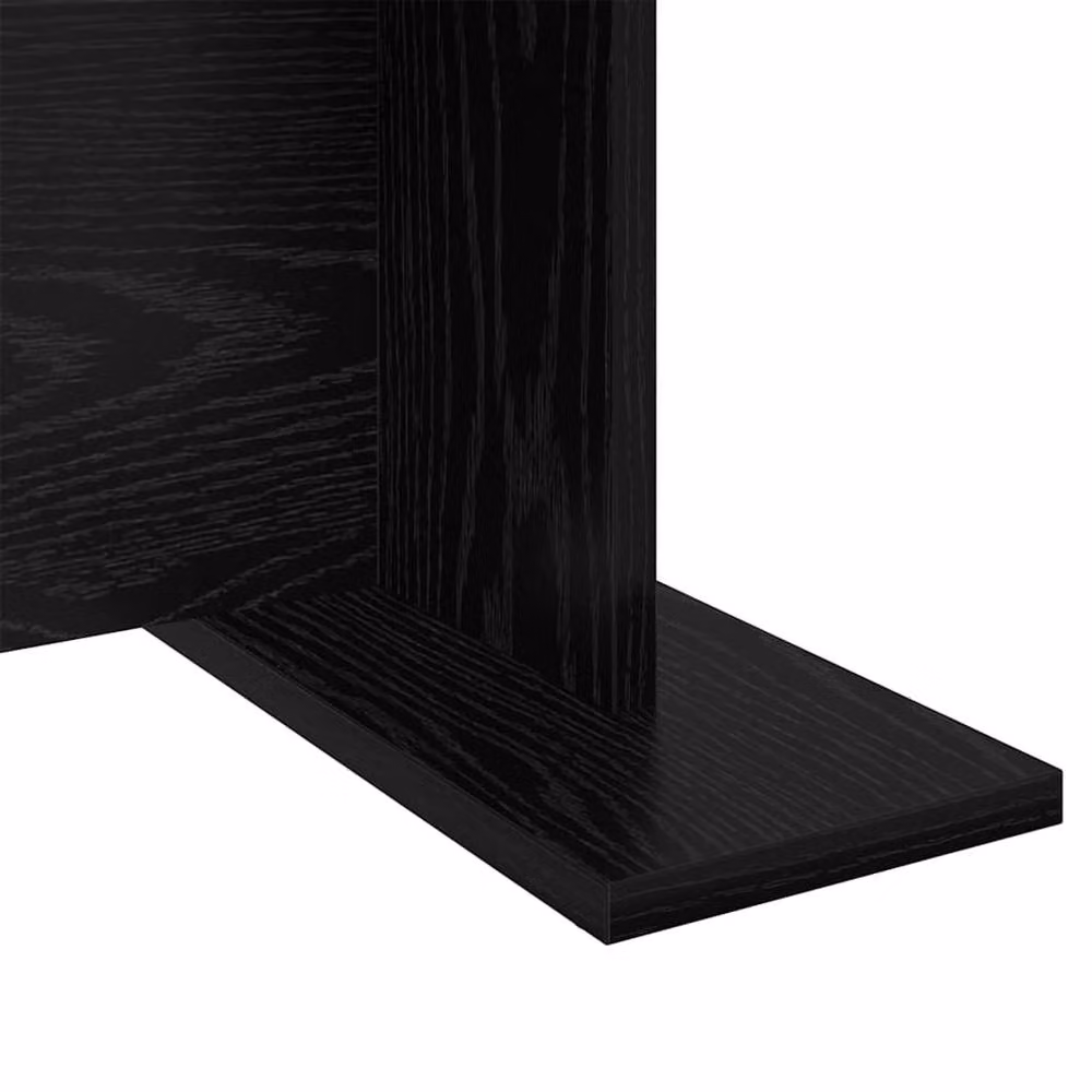 Berkfield Home Beautiful Coffee Table in Black Oak Engineered Wood W/D/H: 103.5 x 60 x 40 cm – 6