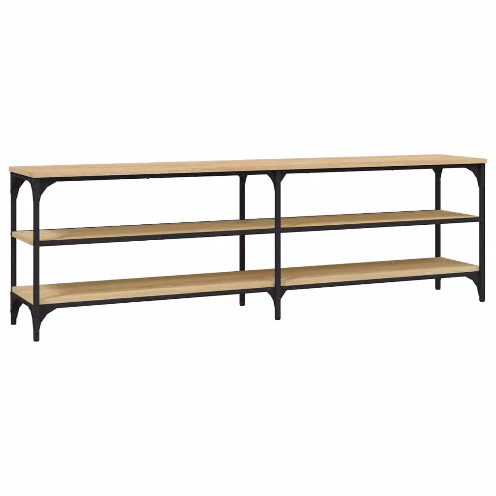 Berkfield Home Sonoma Oak TV Cabinet in Brown, W/D/H: 160 x 30 x 50 cm – 2