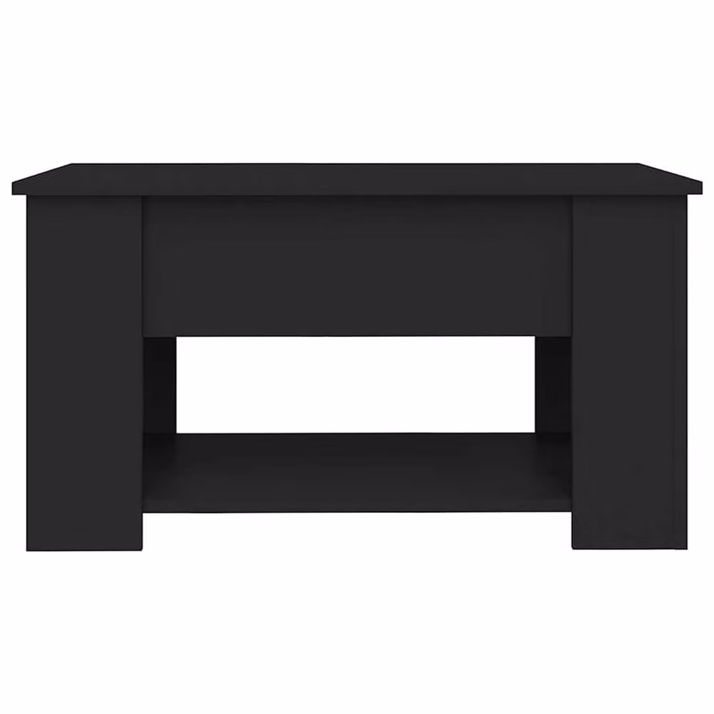 Berkfield Home Modern Black Coffee Table with Lift Mechanism, W/D/H: 79 x 49 x 41 cm – 4