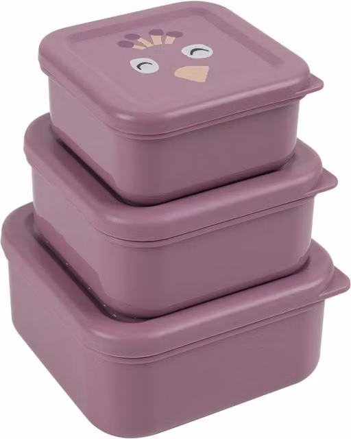 Trixie Mrs. Peacock Nesting Snack Box Set, 3 Pieces, Purple – 1
