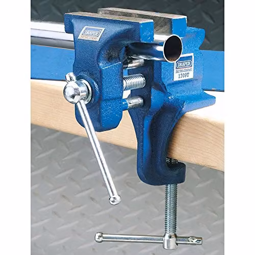 Draper 38267 75mm Bench Vice in Blue – 2