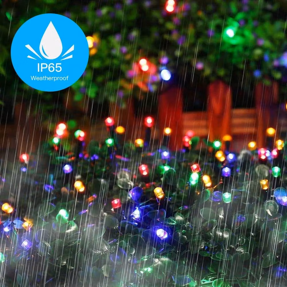 SPETLEK Multicolour RGB 200 LED Battery Powered Fairy Garden String Lights – 3