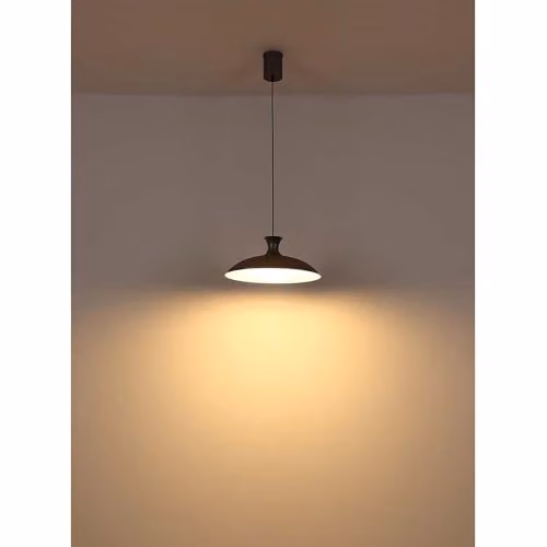 Globo Lighting Rocha Dome LED Pendant Lamp in Grey, Height: 150 cm – 4
