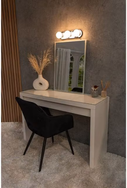ValueLights Orbital 3 Way Chrome Wall or Ceiling Light with Opal Glass Shade and Cool White LED Bulb, IP44 Rated