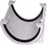 FloPlast White Half Round PVC Gutter Union Bracket 170mm