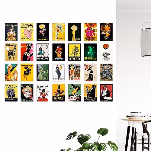 Artery8 50 Piece Vintage Advertising Aesthetic Collage Kit Multicolour Paper Poster Prints, W/H: 15.24 x 10.16 cm – 4
