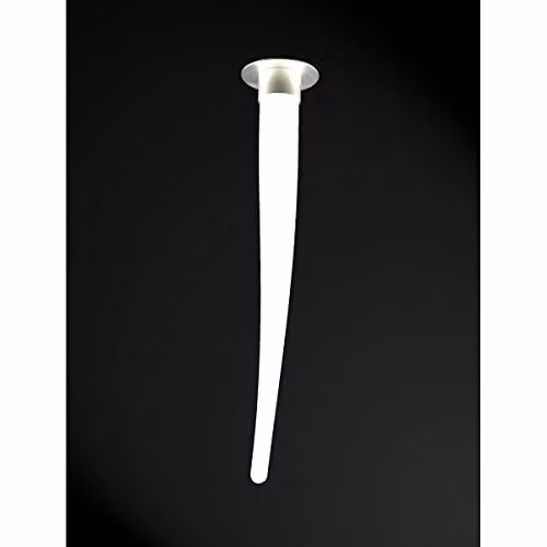 Netlighting Estalacta Modern Ceiling Lamp with GU10 Bulb in Silver and Opal White – 2