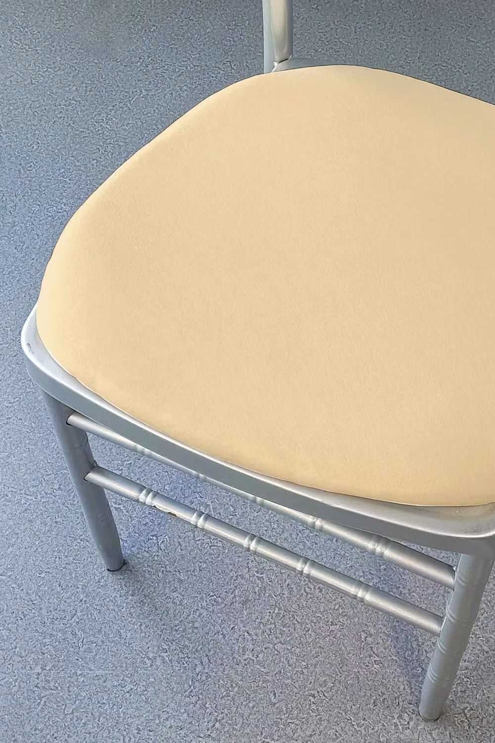 Neel Blue Beige High Back Spandex Dining Chair Slipcovers, Removable and Machine Washable