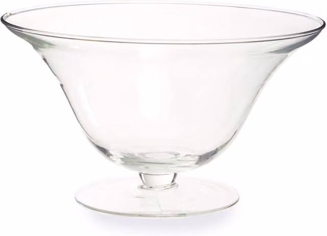 Orsina Ambra Transparent Fluted Glass Salad Bowl – 1