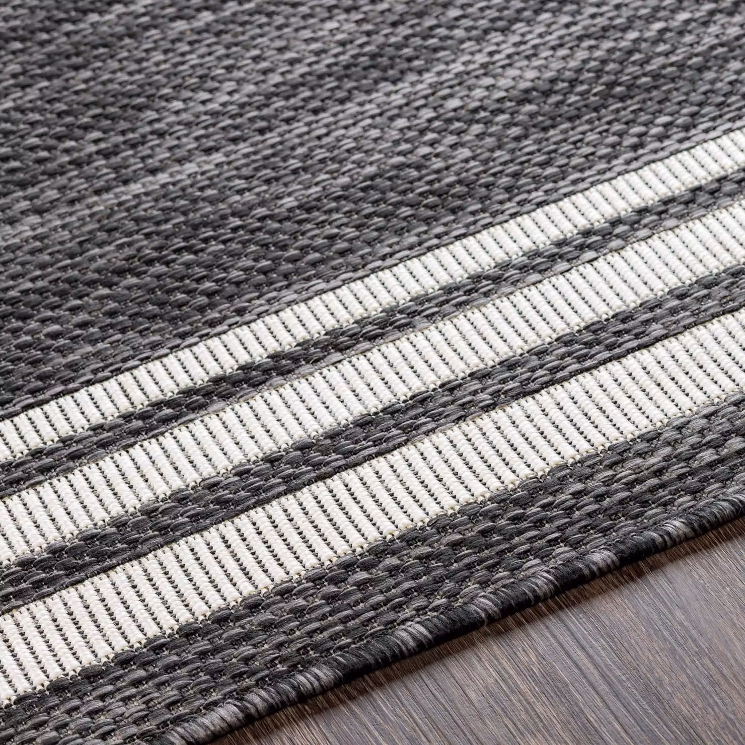 Livabliss Aegean Vintage In- & Outdoor Rectangular Rug in Grey, Beige and Black, W: 160 cm, D: 230 cm – 1