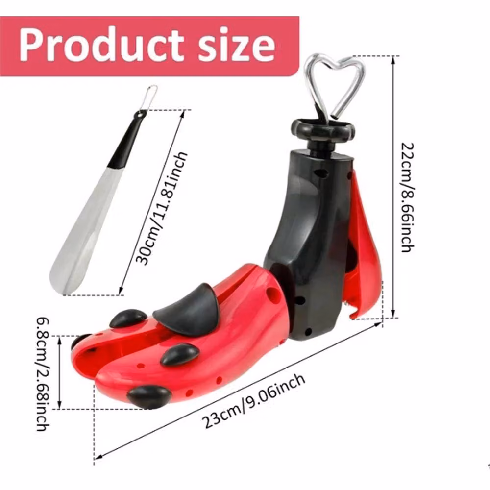 VOGREX Red Adjustable Shoe and Boot Stretcher for Wide Feet, Men and Women – 2