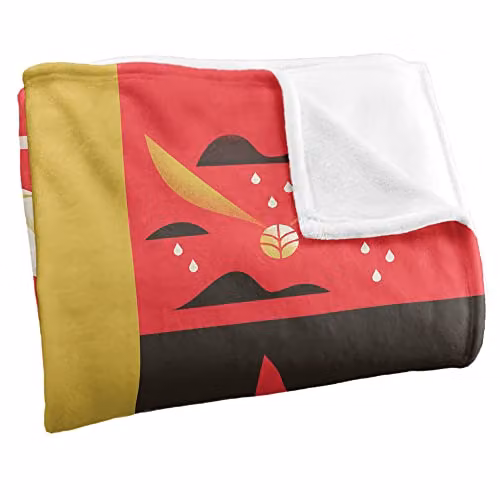 WB 100 Harry Potter Icons Silky Touch Super Soft Throw Blanket, White, W: 152 cm, D: 127 cm – 2