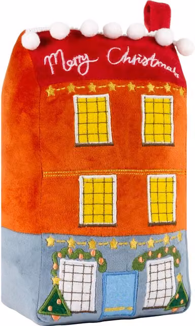 Riva Home Multicolour Christmas Spirit House Textile Tabletop Decoration – 1