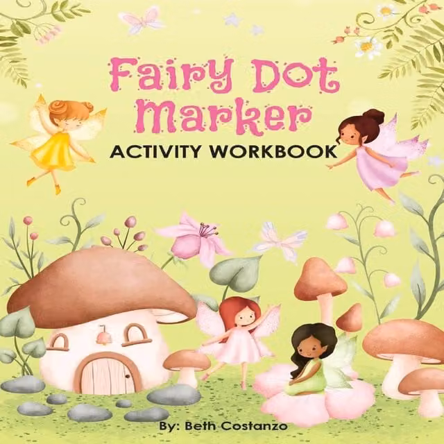 Beth Costanzo Fairy Dot Marker Activity Workbook, Multicolour Paperback