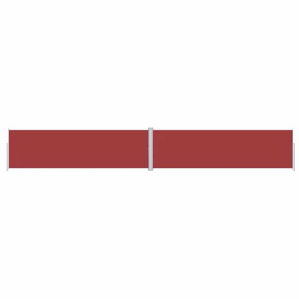Berkfield Home Red Retractable Roller Side Awning W: 1200 cm, H: 180 cm – 2