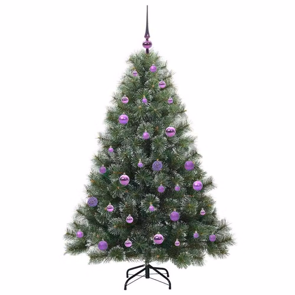 Berkfield Home Artificial Green Christmas Tree with 150 LEDs, Height: 150 cm – 3