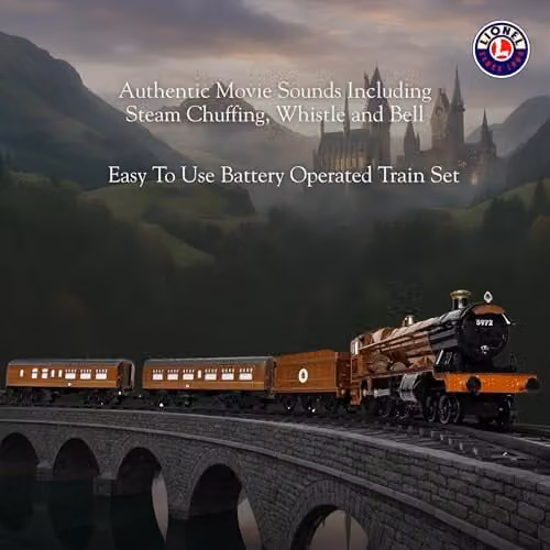 Lionel Harry Potter Hogwarts Express 28 Piece Motorised Starter Train Set, Red – 3