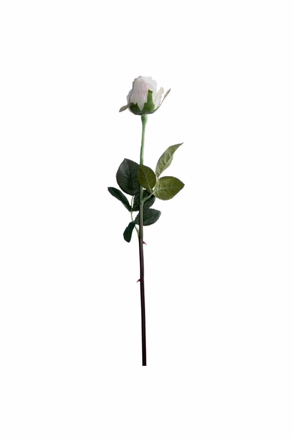 KDMD Small Rose Bud Floral Tabletop Decoration, Cream Pink, 3 Pack – 2