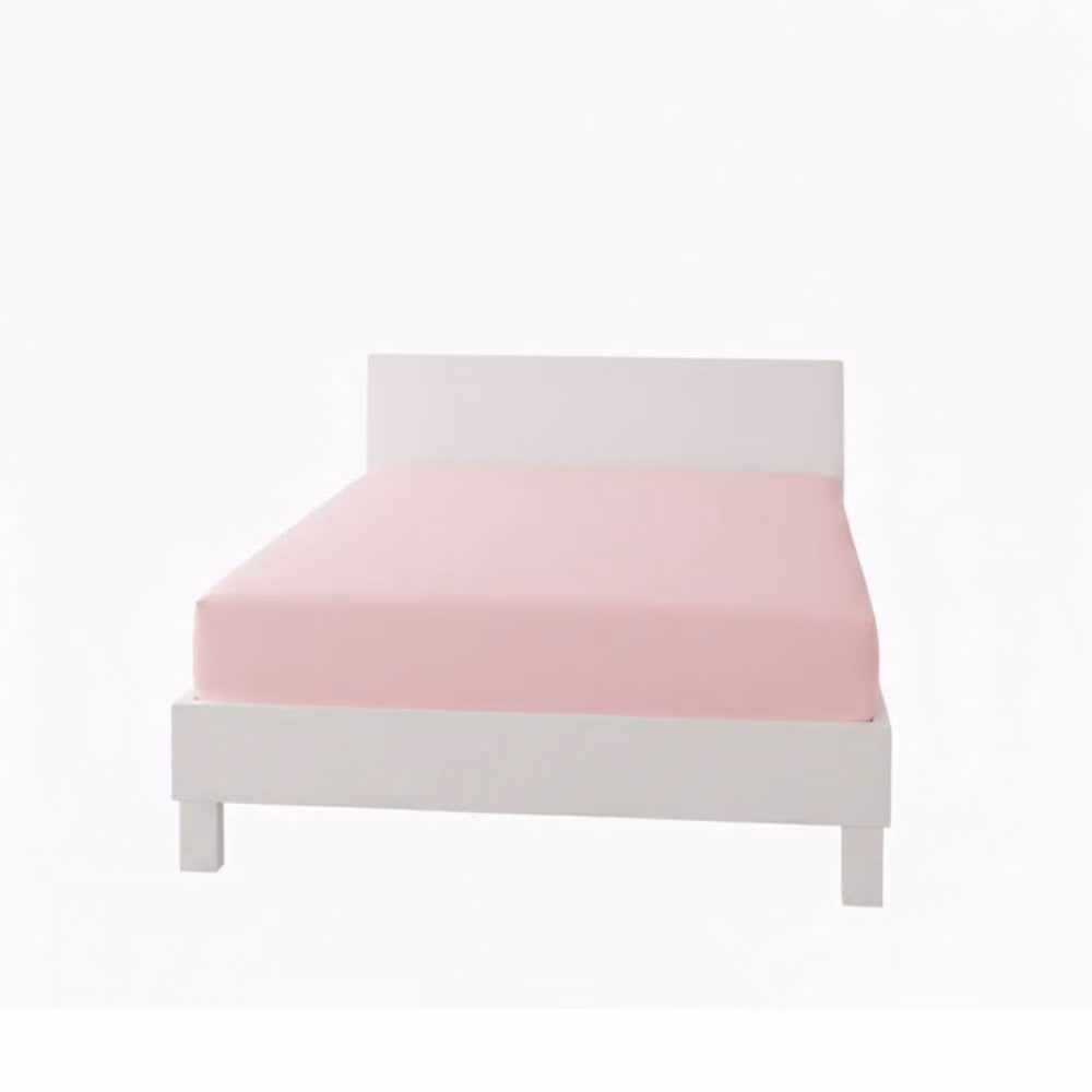 Snug City Double Polycotton Extra Deep Fitted Sheet in Pink, W/D/H: 140 x 200 x 40 cm – 2