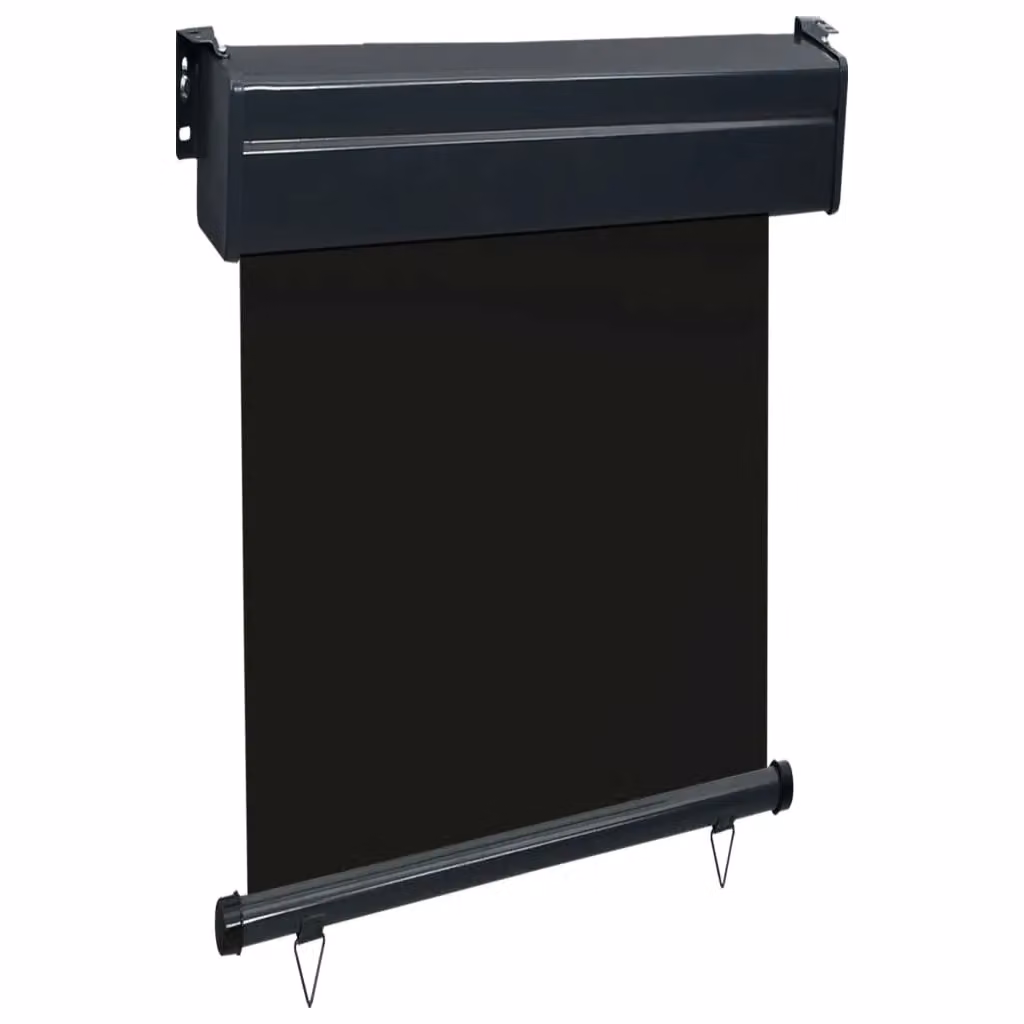 Berkfield Home Balcony Side Awning in Black, W/H: 250 x 65 cm – 3