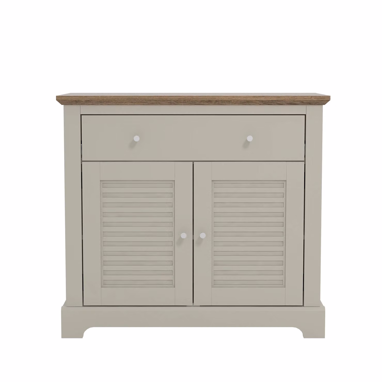 GFW Salcombe Compact Sideboard in Light Grey – 2