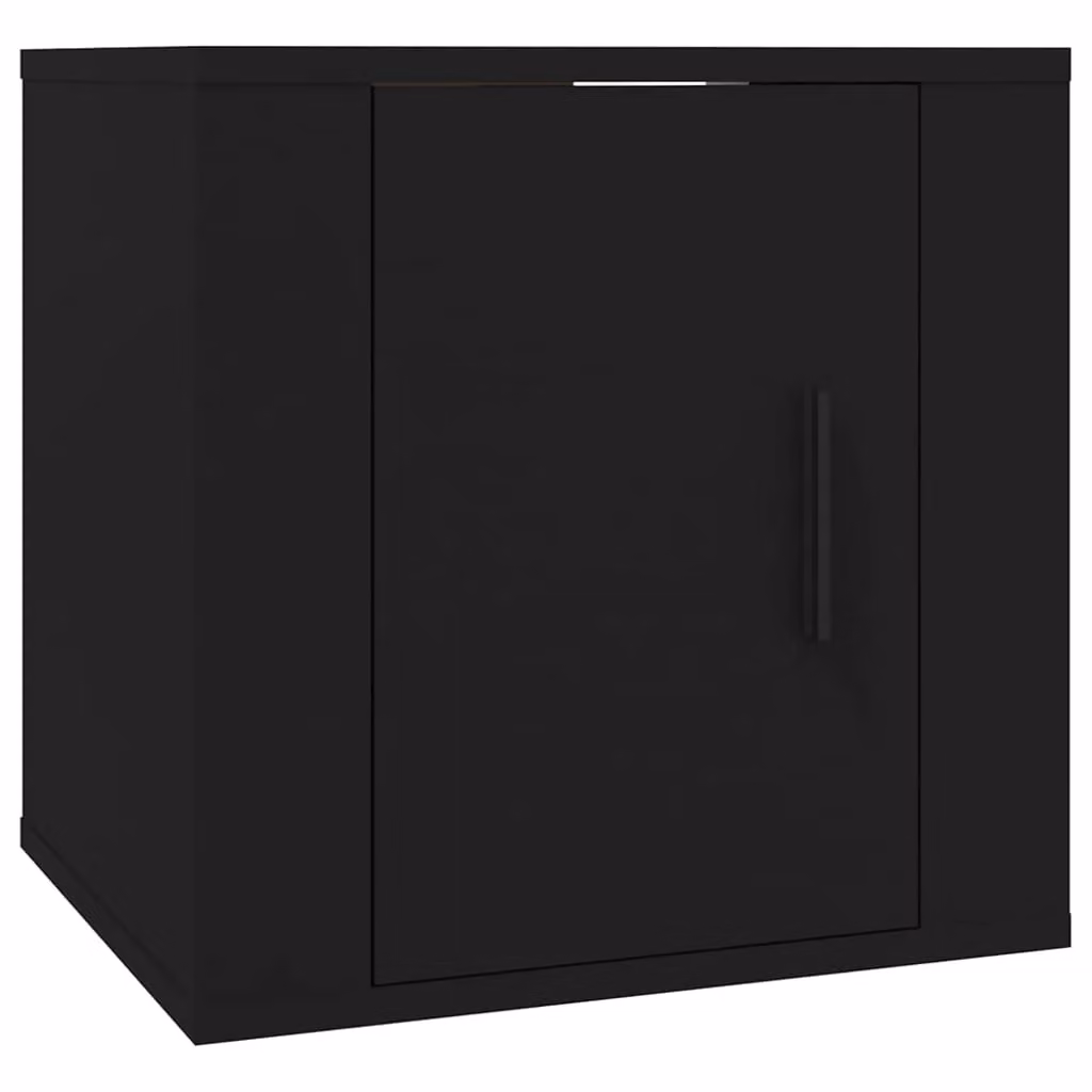 Berkfield Home Wall Mounted TV Cabinets, 2 Piece Set, Black, W/D/H: 40 x 34.5 x 40 cm – 4