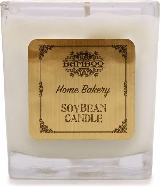 Home Bakery White Soybean Jar Candle