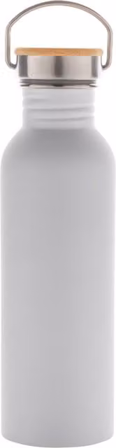 XD Design Stainless Steel Leakproof Water Bottle with Carry Handle, White, 710 ml