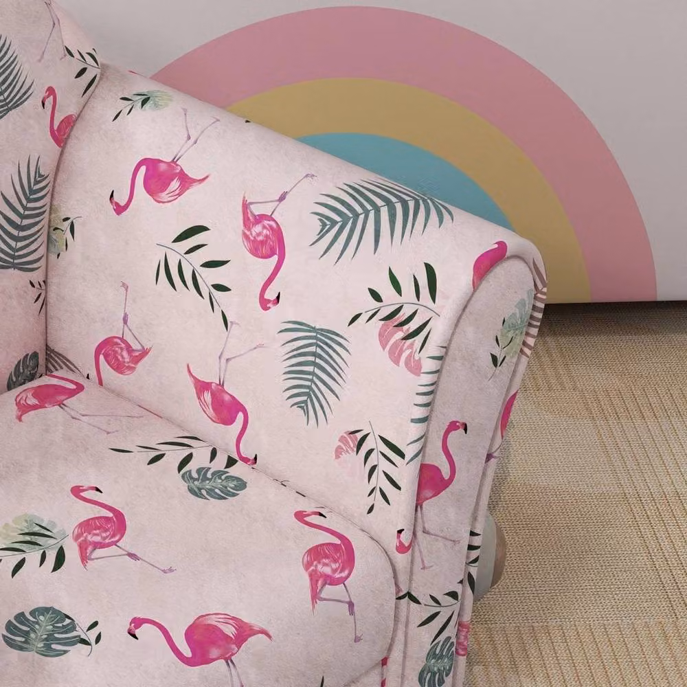 FORGEVIO White Fabric Toddler Armchair Sofa for Childrens Bedrooms and Playrooms – 2