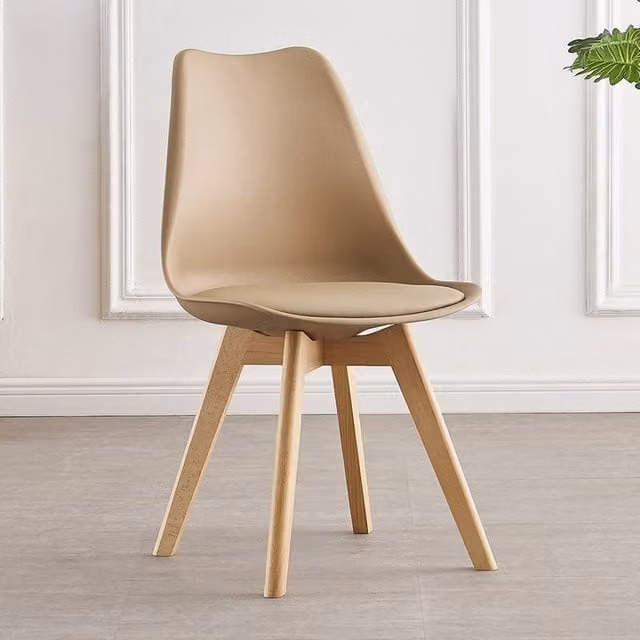 Life Interiors Lorenzo Retro Dining Chair with Padded Synthetic Leather Seat in Bronze