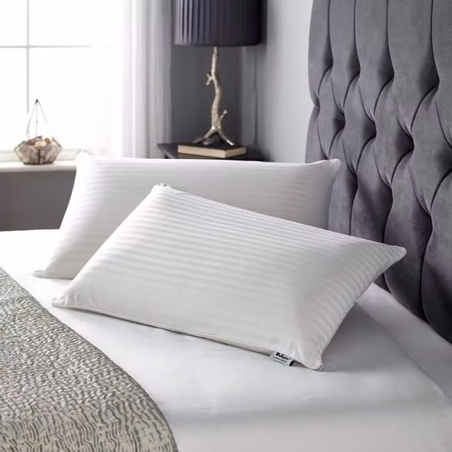 Relyon Superior Comfort Slim White Latex Pillow for Side Sleepers