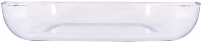 Argon Tableware Square Glass Oven Dish in Transparent White, W: 30 cm, D: 27.5 cm