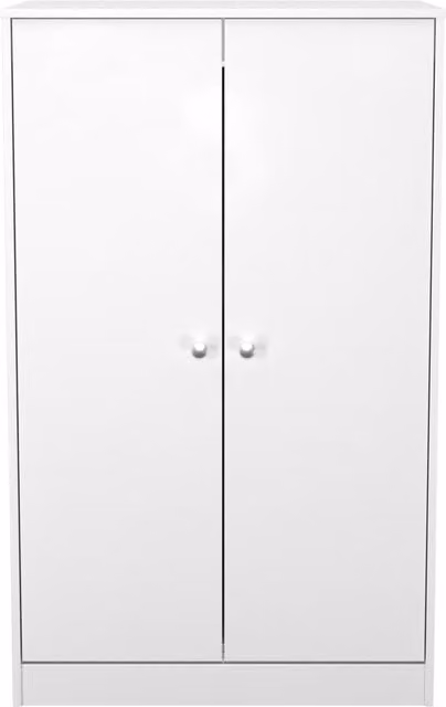 Ready Assembled 2 U Stowe 2 Door Midi Wardrobe in White