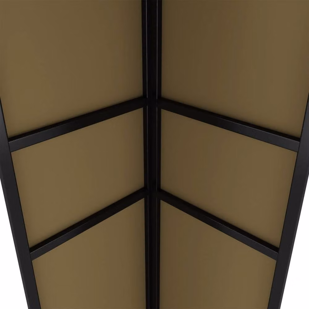 Berkfield Home Double Roof Gazebo in Beige, W: 6.0 m, D: 3.0 m, H: 2.73 m – 4