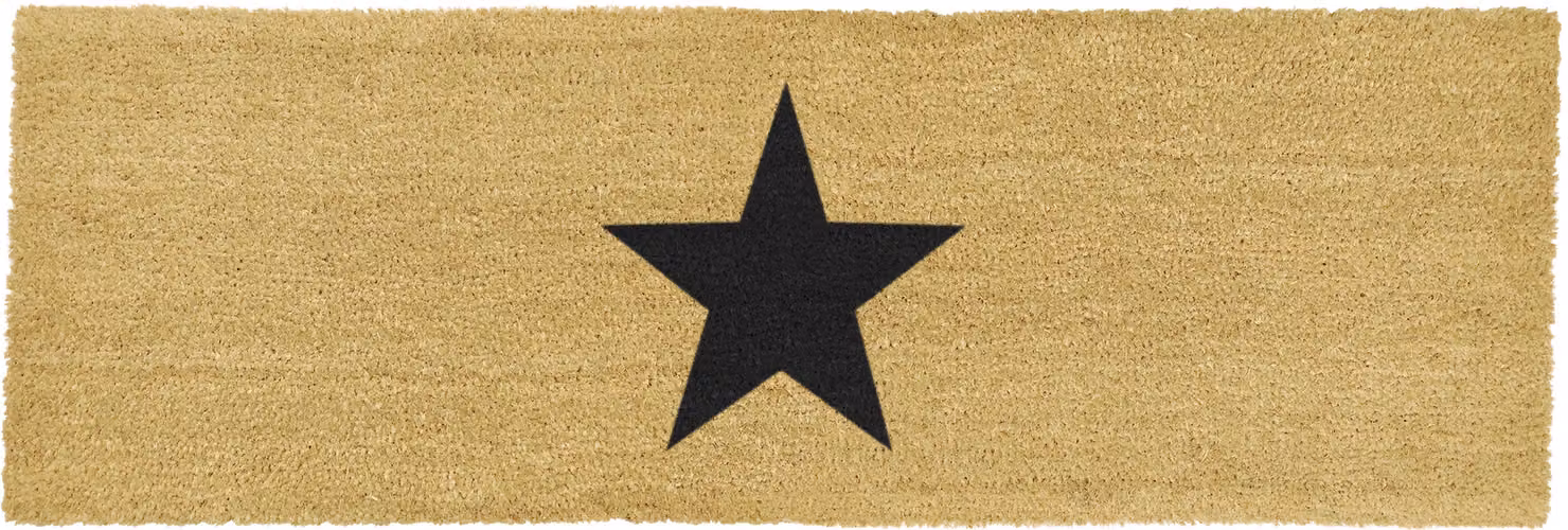 Artsy Mats Star Patio Doormat in Beige, W/D/H: 120 x 40 x 1 cm – 4