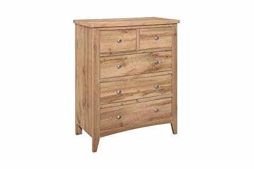 Birlea Hampstead 3 + 2 Chest of Drawers in Oak Brown – 1